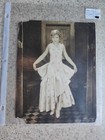Edna Marion Actress In 1920s And 30s - Vintage Photo In Flowered Dress  1928