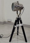 Vintage Style Table Lamp Wooden Stand Room Decor Beautiful Sport Light  