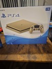 New Sealed Gold Sony Playstation 4 Slim Limited Edition 1tb Console Ps4  Rare