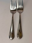 Wallace Continental Classic 18 10 Stainless Steel Salad Fork 7  Glossy Set 2