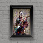 The Edge Of U2 Pop Art 8x12inch Poster  Edge Tribute Art U2 Print Free Shipping