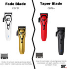Supreme Trimmer Dlc Coated Steel Replacement Fade Blade Cbf21 For Most Clippers