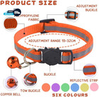 Cat Collar With Bell 6 Pack Durable Breakaway Adjustable Reflective Cat Collars
