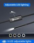 5 5mm Endoscope Borescope Inspection Camera With Light For Iphone  Otg Android