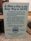 Vintage Girard  ohio  Federal Savings   Loan Association Daily Dime Saver