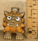 Shisa Side Standing Guardian Lion From Okinawa Ryukyu Japan Traditional Figurine