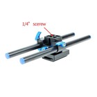 15mm Rod Rail Clamp Mounting Base Bracket For Panasonic Fujifilm Dslr Camera New