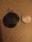 Designer Louis Vuitton Large Double Sided Charm Button silver Tone   Black