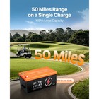 48v 105ah Golf Cart Lithium Battery With Lcd Monitor And 4000  Cycles