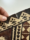 Vtg Handmade Tapa Bark Cloth Mat Wall Art 17 3 4   x 12 75    Fiji Polynesia Hawaii