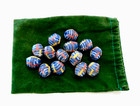 14 Old Large Vintage Venetian Handmade Glass Beads   Trade Beads