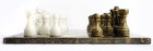 Brand-new Hand-crafted Marble onyx Chess Board Set oceanic   White   30cm X 30cm