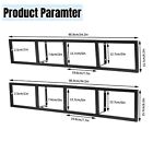 2x Floating Shelf Wall Mount Cd Dvd Rack Media Storage Organizer Shelves Large