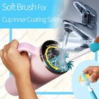 8pcs Water Bottle Cleaner Brush - Multipurpose Cup Kit With Long Gray