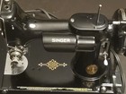 1938 Singer Featherweight 221 Model Electric Sewing Machine Euc