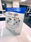Tapjetpro Custom Logo Google Review Tap Stand   Xl Display Sign   Nfc   Qr Code