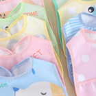 3pcs Cartoon Animal Waterproof Baby Bib Set For Toddlers