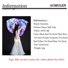 Women s Professional Belly Dance Silk Veils Hand Made Tie Dyed Scarf Shawl