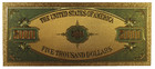 Play Money  5000 Five Thousand Dollar Bill Reproduction Old Currency On Sale 