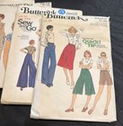 Lot  4  Vtg Butterick Sewing Patterns   Women   s     Sz  10 12 Cut complete