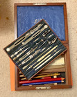 Antique Victorian Stanley Architects Drawing Instrument Set Draughtsman Boxed