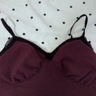 Purple Pinstriped Camo With Black Lace