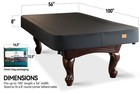 Heavy Duty Leatherette Billiard Pool Table Cover  Waterproof   Tearproof Cover F