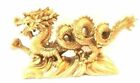 New  Chinese Feng Shui Dragon Figurine Statue For Luck   Success 6  Long Gold