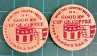 Vtg Sambo s Restaurant Wooden Nickel Tokens Good For 10   Cup Coffee Lot 2