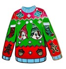 Disneyland Christmas Chip   Dale Pin 2024 Gift Card Holiday Sweater Le 5000