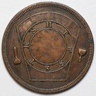 1866 Dated Vintage Masonic One Penny Token - Youngstown  Ohio Chapter