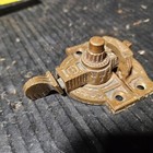 Ornate Orig Antique Bronze Victorian Eastlake Window Sash Lock Latch