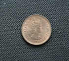 1955 Cyprus 3 Mils Uncirculated Red-brown Elizabeth Ii