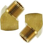45 Degree Street Elbow 1 8  Npt Male X 1 8  Npt Female Brass Pipe Fitting  pack