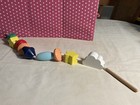 Colorful Jumbo Lacing stringing  Beads  Autism   Sensory Toy  Fine Motor Skills