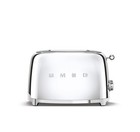 Smeg Tsf01ssus Chrome 50 s Retro Style 2 Slice Toaster  open Box  Box Damage