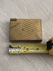 Vintage Volupte Musical Box Powder Compact Gold Toned Working Rare