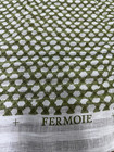 Fermoie  Wicker Weave Green 1 5 Yards Total 2 Pieces