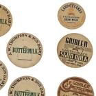 15 Vintage Milk Bottle Caps Buttermilk Raw Skim Chocolate Never Used