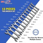 Double Ended 8mm Thru 24mm Cone Wrench Spanner 10 Pcs Tool Kit Bicycle Bike Set