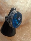 Topaz Gemstone love  Balance  Communication Metaphysical Jewelry Amulet Ring 8