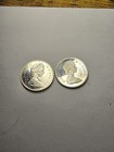 Two  2   1965 Canada Proof Like Dime 10 Cent Coin 80  Silver
