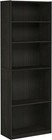 Home 5-shelf Wood Bookcase Adjustable Storage Shelving Book Wide Bookshelf New