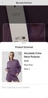 Alo Accolade Crew Neck Pullover Plum Kiss Large