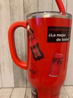 New Swig Coca-cola Coke 32 Oz Tumbler   Rare  Lid Slider W  Straw  Coke Zero