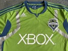 Seattle Sounders Xbox Soccer Jersey Mens Xl Green Adidas 2010 Mls Climacool