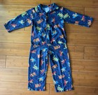 Vtg Disney Store Bear In The Big Blue House Two Piece Button Up Pajamas 4t