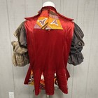 Hand Made Medieval Renaissance Jester Costume Shirt Adult Sz M Ren Fair Cosplay