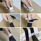 2pcs 5m Ratchet Tie Down Straps Heavy Duty Cargo Lashing Belt For Car Truck