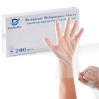 1000pcs Plastic Food Safe Gloves  Disposable Gloves For Restaurant Cooking  F   